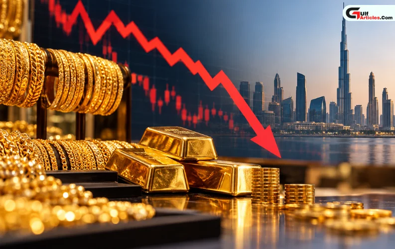 Dubai Gold Prices Plunge as 14K Falls to Dh300 and 24K Drops Dh11