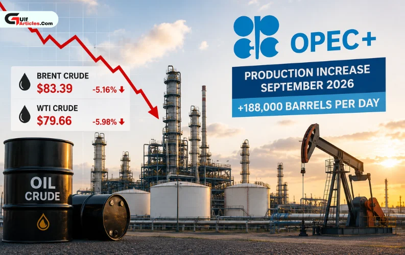 Oil Prices Slide as OPEC+ Raises Output and Middle East Tensions Ease