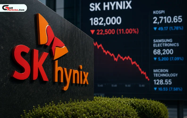 SK Hynix Shares Tumble 11% as Global Chip Sell-Off Spreads Across Asian Markets