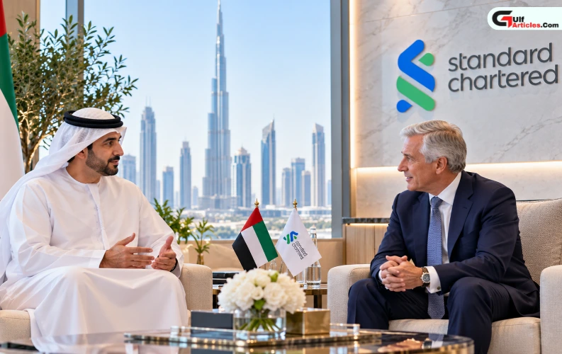 Sheikh Maktoum Meets Standard Chartered CEO to Discuss Future of Global Banking