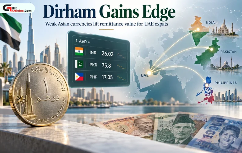 Indian Rupee, Pakistani Rupee and Philippine Peso Stay Soft, Lifting Dirham Value for Expats